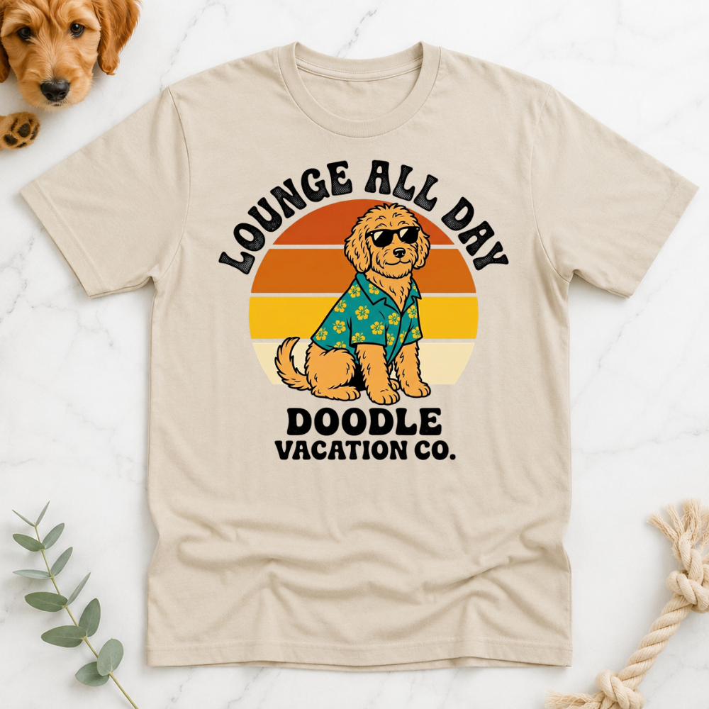 Lounge All Day Doodle Vacation T-Shirt