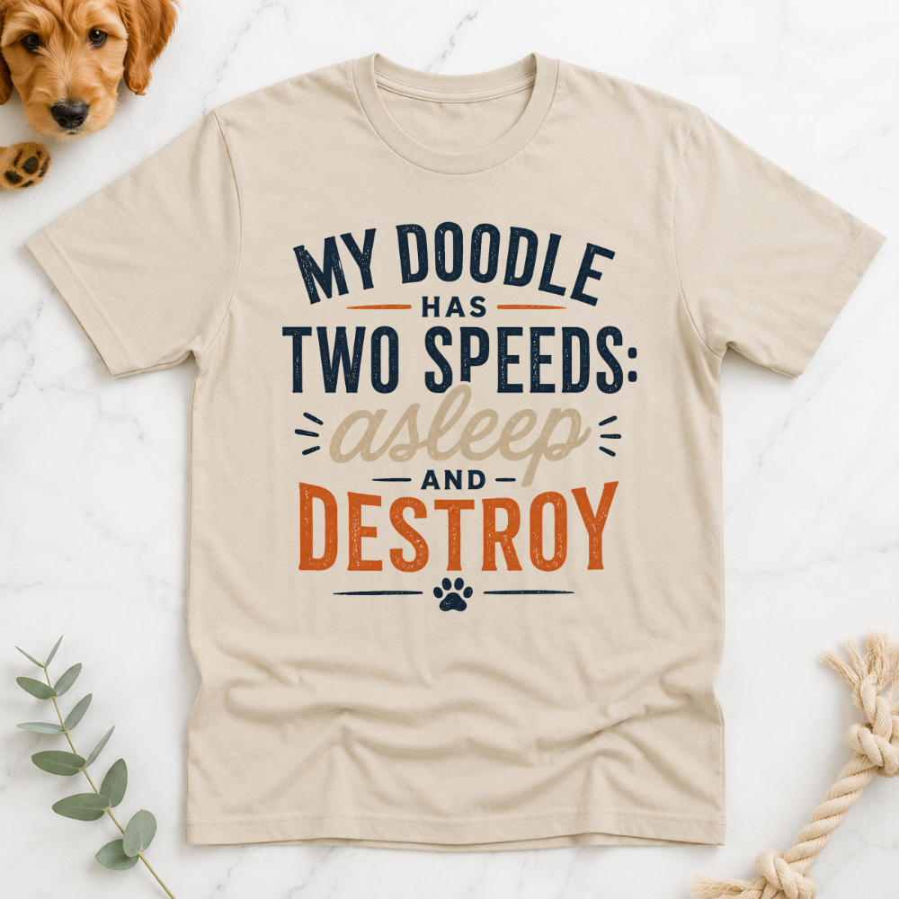 My Doodle has Two Speeds T-Shirt