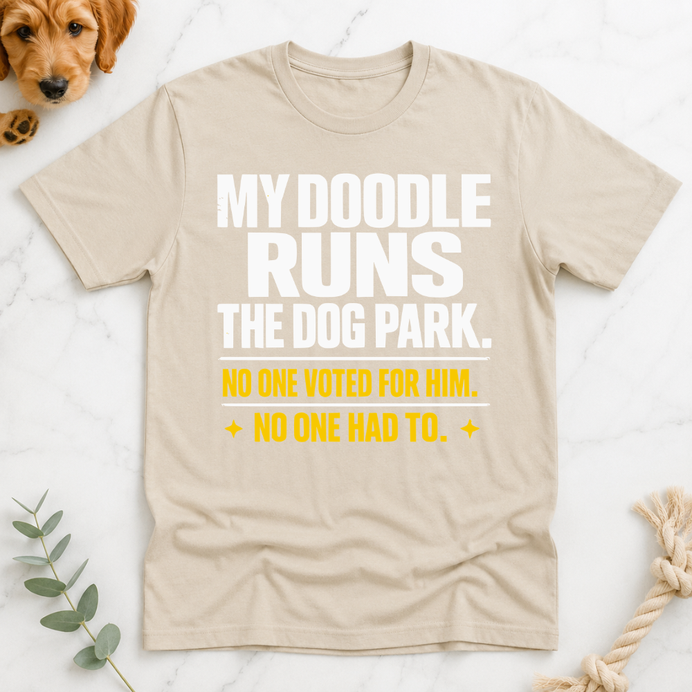 My Doodle Runs the Dog Park T-Shirt