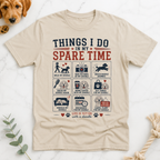 Things I Do in My Spare Time Doodle T-Shirt