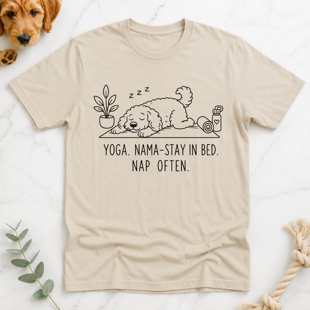 NamaStay Downward Doodle Dog T-Shirt