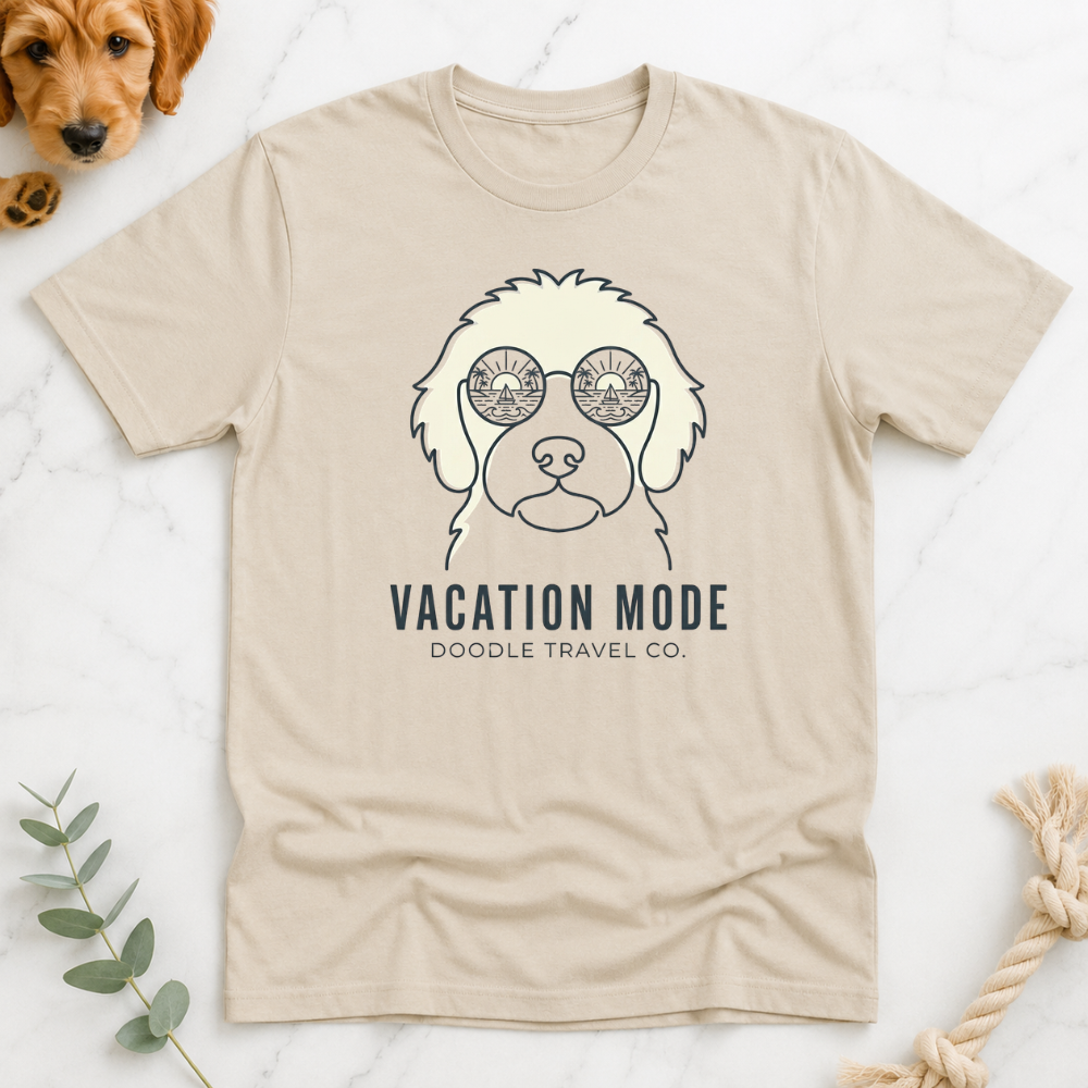 Vacation Mode Doodle Travel T-Shirt
