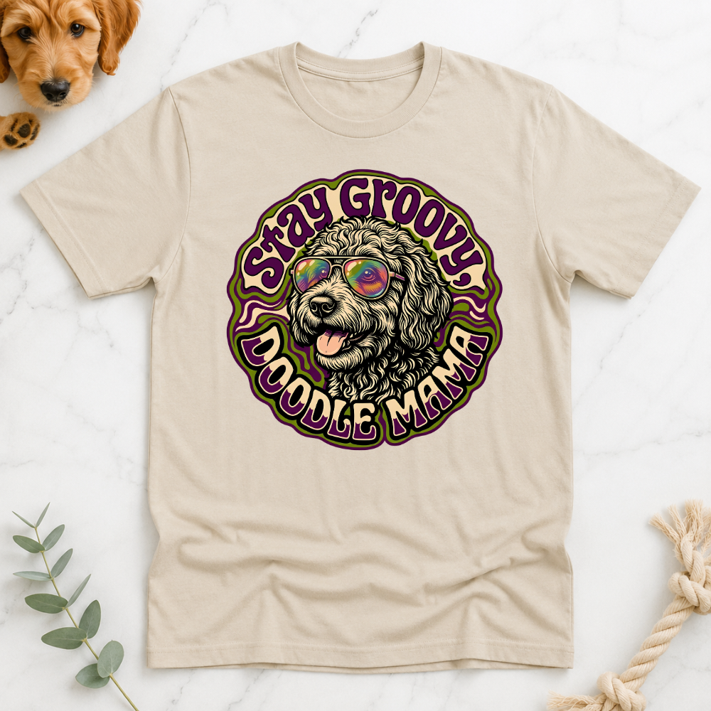 Stay Groovy Doodle Mama T-Shirt