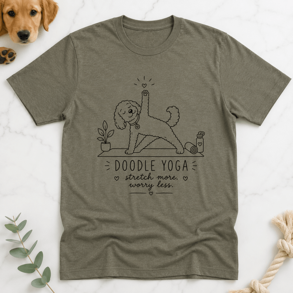 Stretch More Doodle Yoga T-Shirt - Doodle Brothers Co