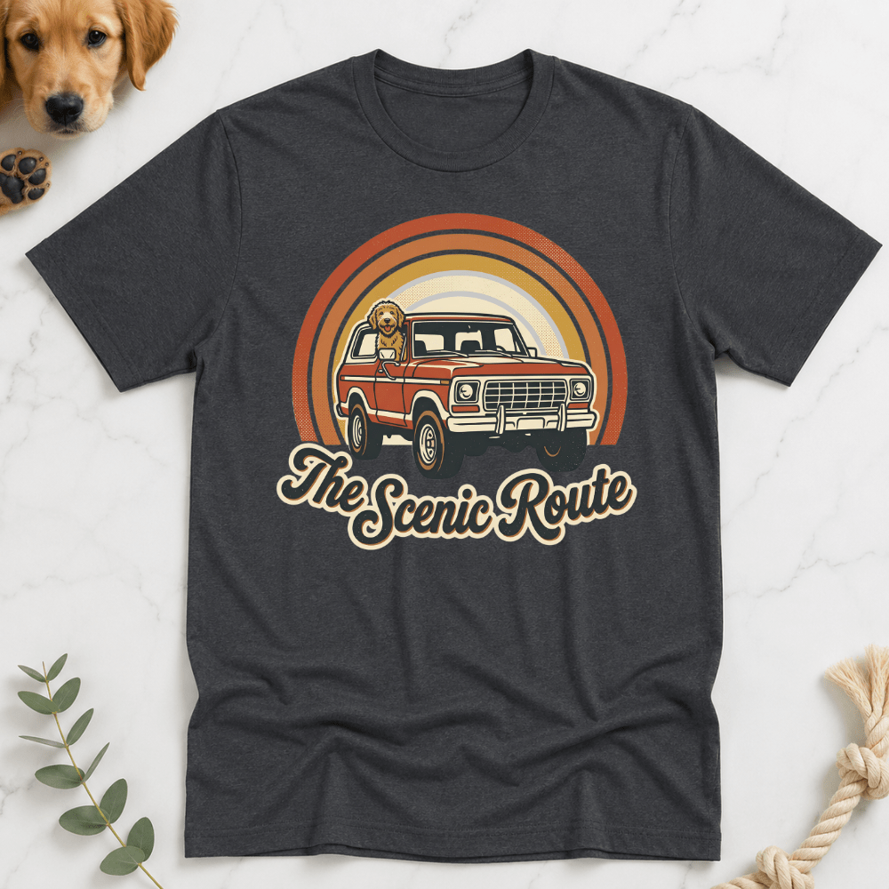 The Scenic Route Labradoodle Tshirt - Doodle Brothers Co