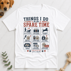 Things I Do in My Spare Time Doodle T-Shirt - Doodle Brothers Co