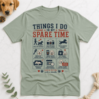 Things I Do in My Spare Time Doodle T-Shirt - Doodle Brothers Co