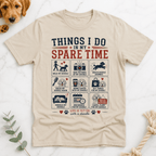 Things I Do in My Spare Time Doodle T-Shirt - Doodle Brothers Co