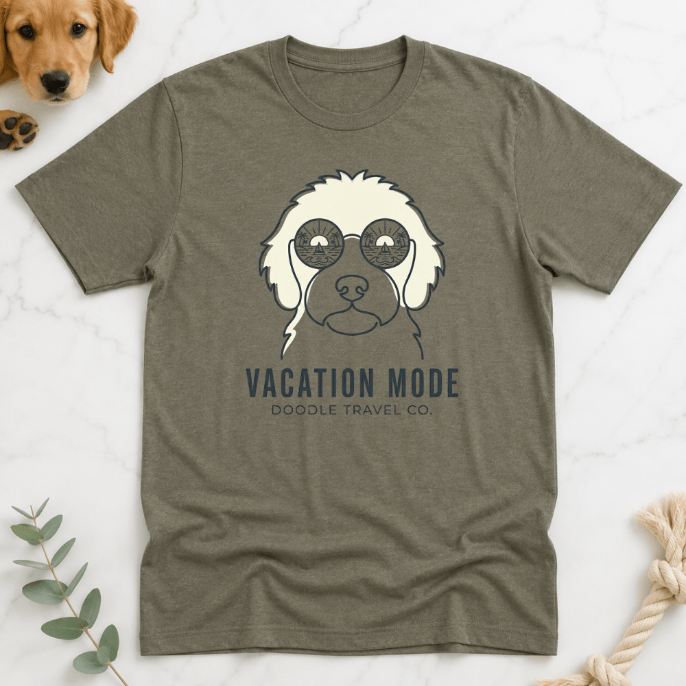 Vacation Mode Doodle Travel T-Shirt - Doodle Brothers Co