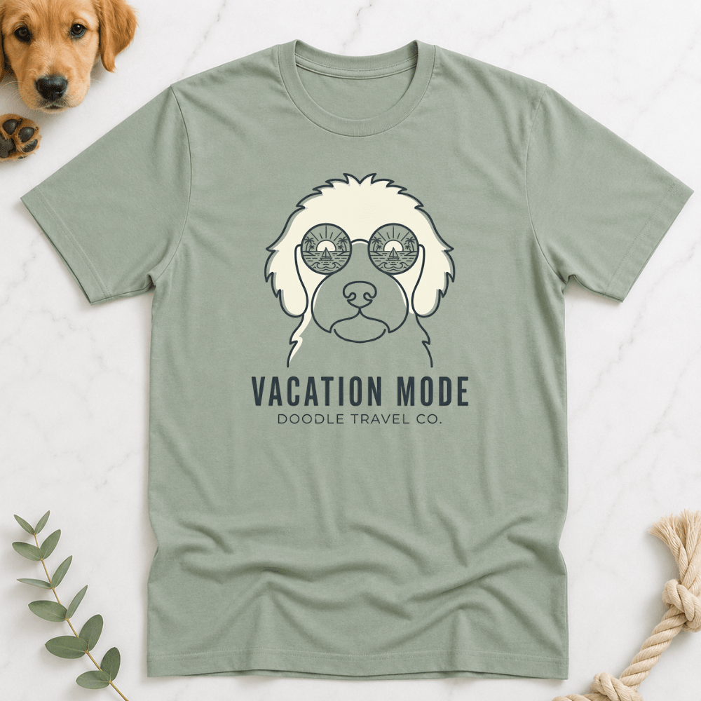 Vacation Mode Doodle Travel T-Shirt - Doodle Brothers Co