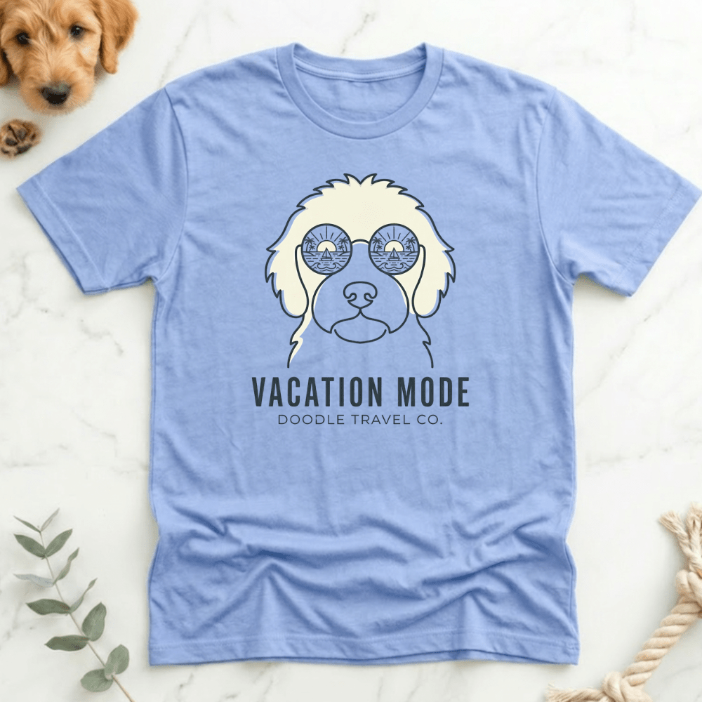 Vacation Mode Doodle Travel T-Shirt - Doodle Brothers Co