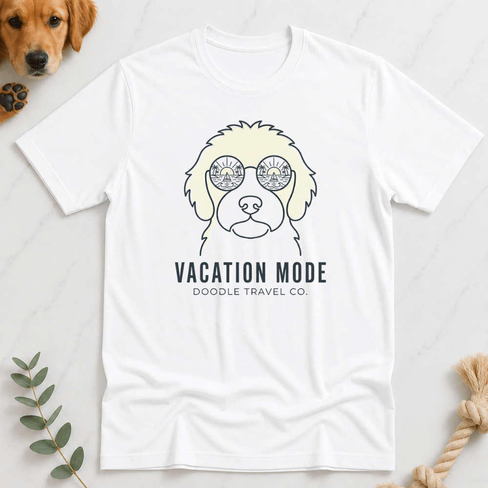 Vacation Mode Doodle Travel T-Shirt - Doodle Brothers Co
