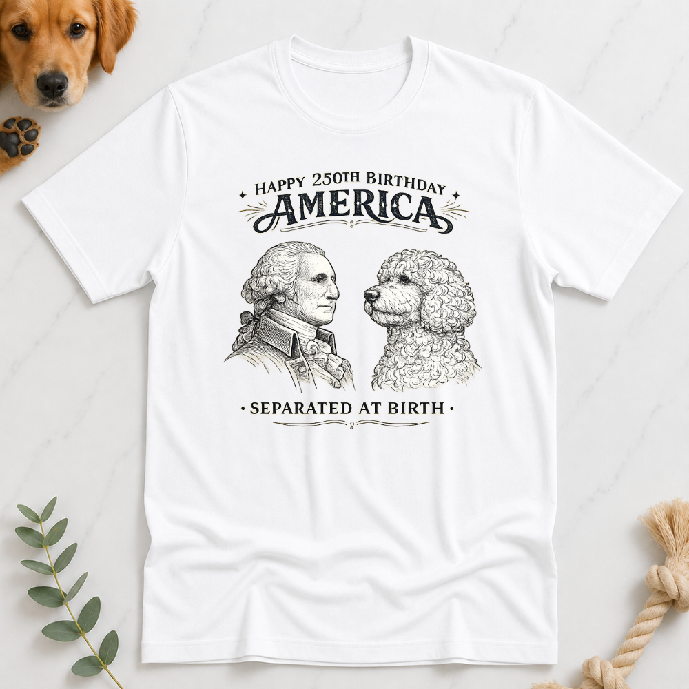 America 250 Separated at Birth T-Shirt
