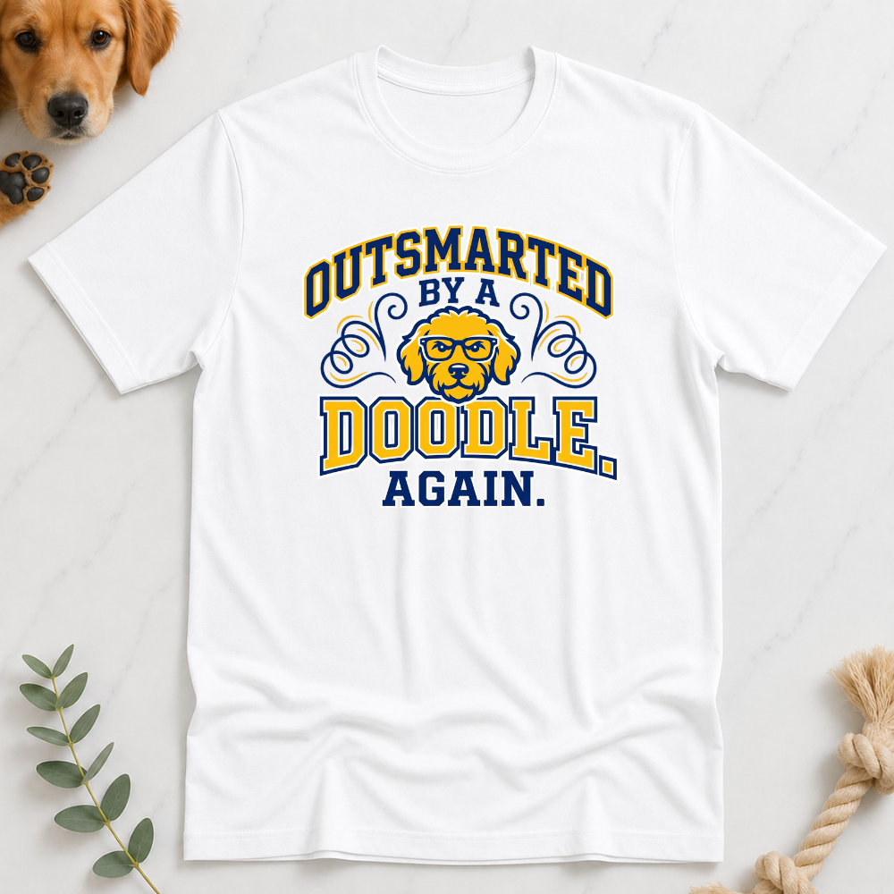 Outsmarted by a Doodle Again T-Shirt