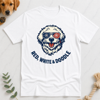 Red White Cool Doodle T-Shirt