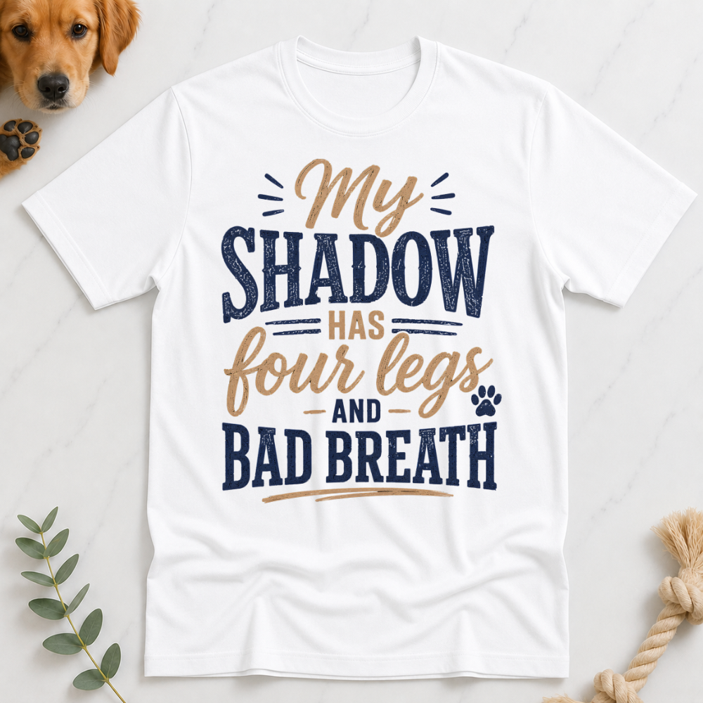 My Shadow has Four Legs and Bad Breath T-Shirt