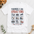 Things I Do in My Spare Time Doodle T-Shirt