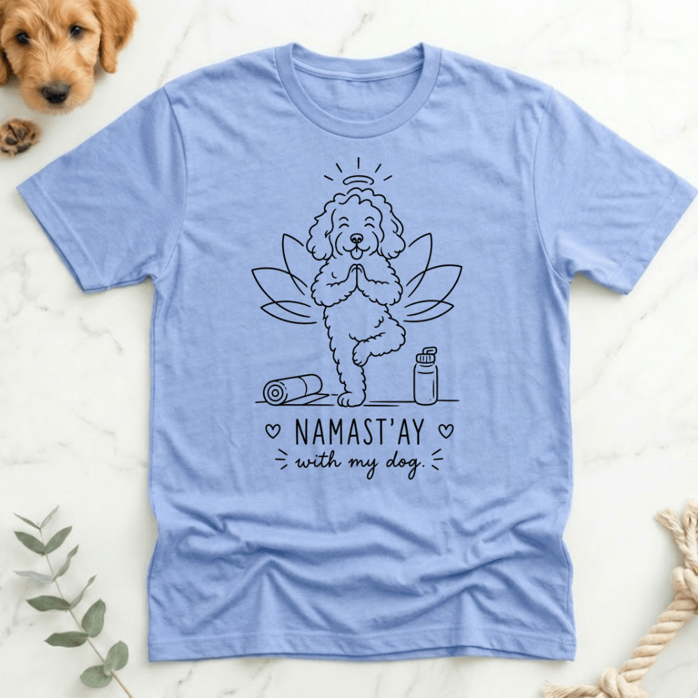 Yoga Nama-Stay in Bed T-Shirt - Doodle Brothers Co