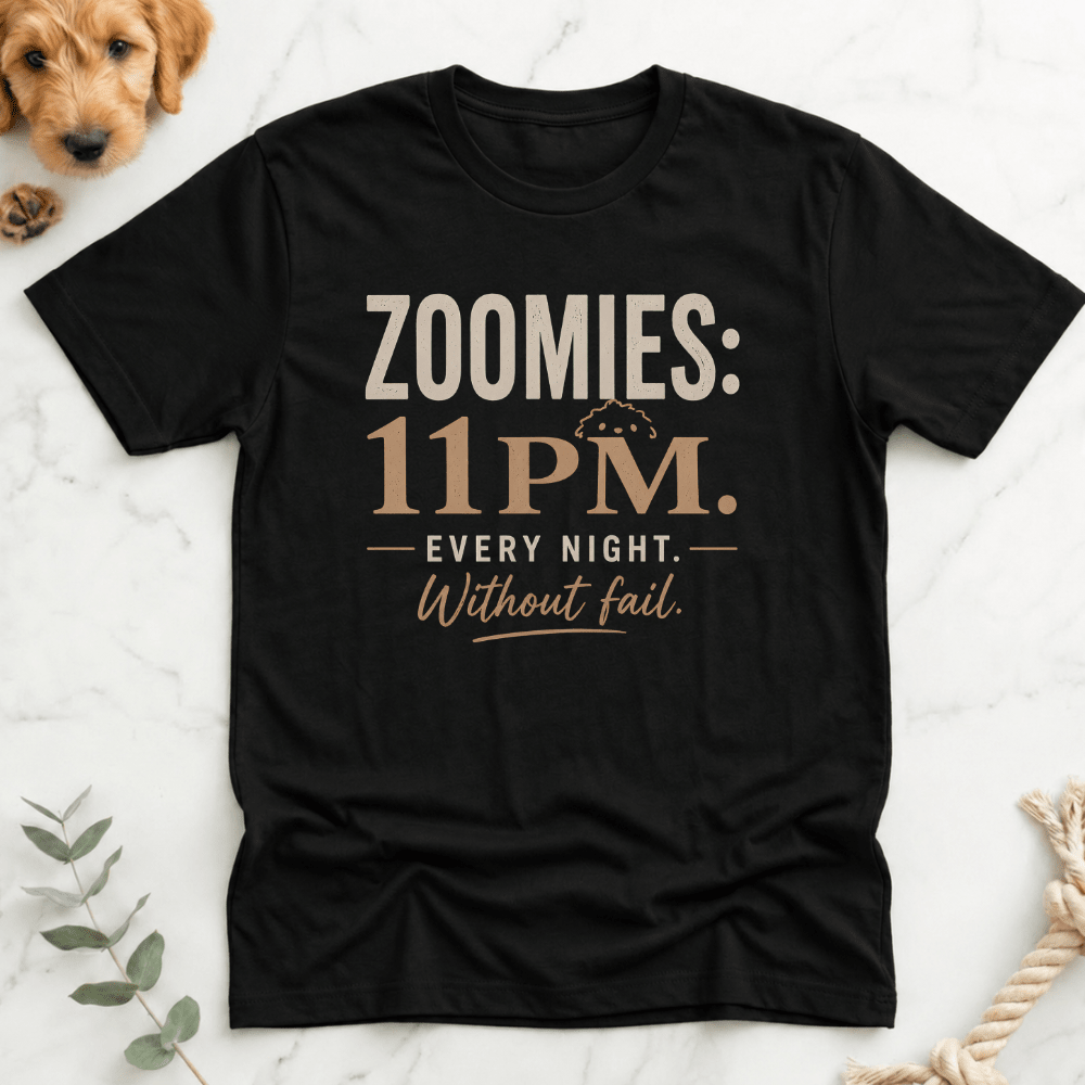 Zoomies Every Night T-Shirt - Doodle Brothers Co