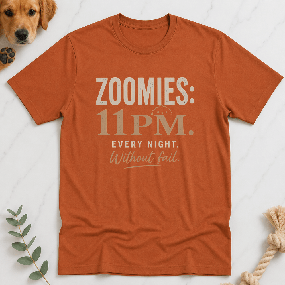 Zoomies Every Night T-Shirt - Doodle Brothers Co