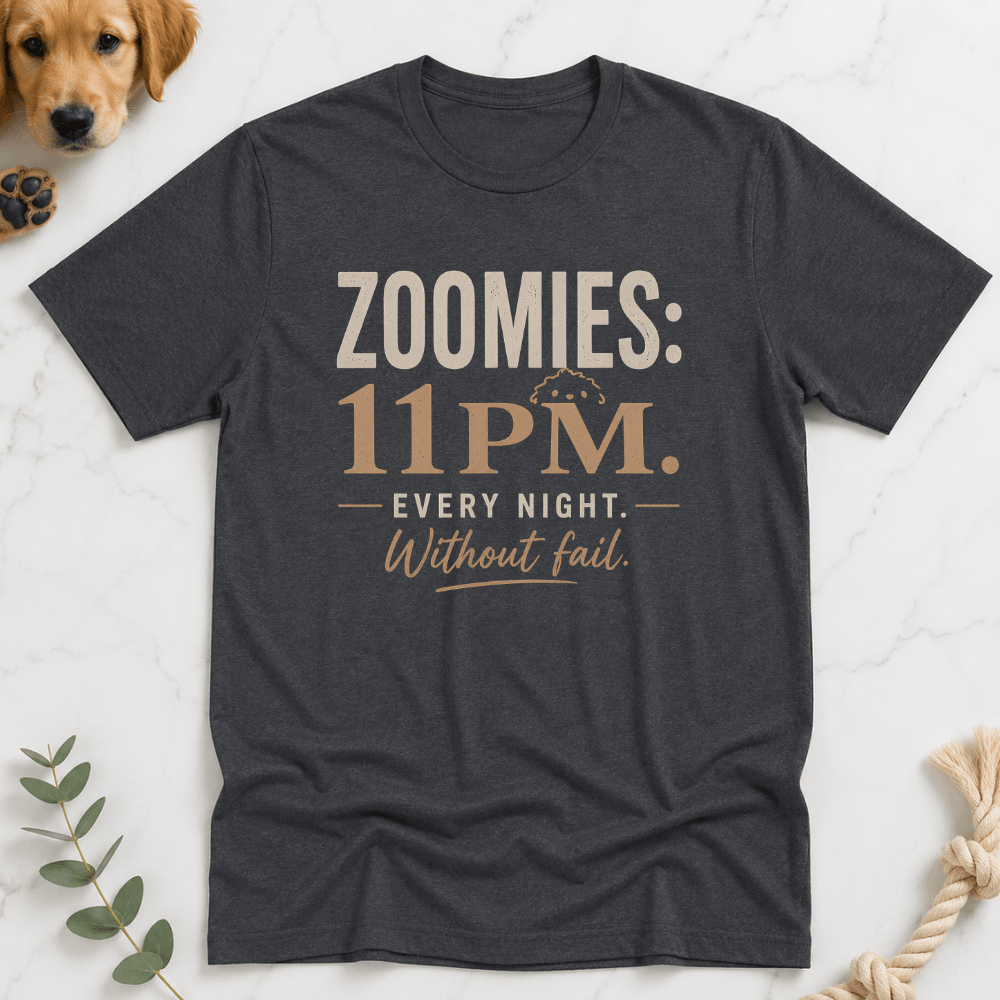 Zoomies Every Night T-Shirt - Doodle Brothers Co